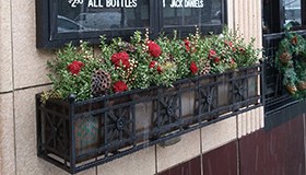 Holiday Planters in Chicago