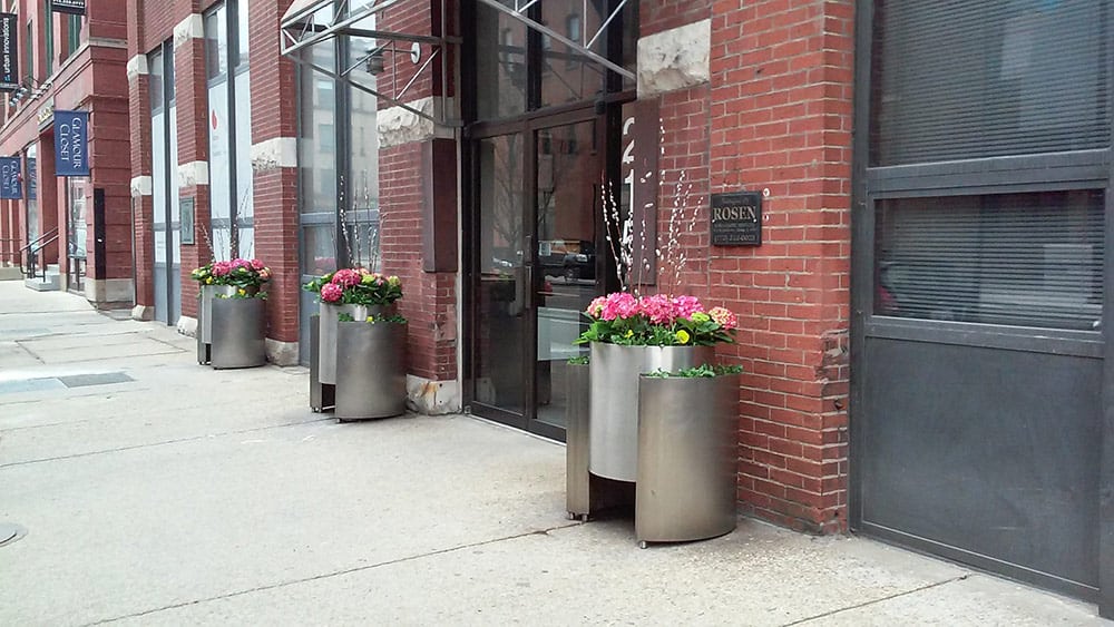 Outdoor Planters, River North Chicago